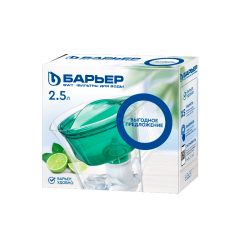 Фильтр-кувшин для воды Барьер Танго Зеленый 2,5 л