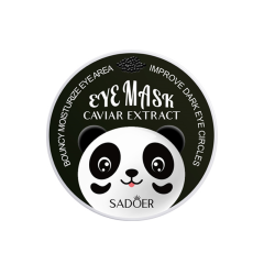 Патчи для глаз с экстрактом чёрной икры Sadoer Caviar Extract Bouncy Moisturize Eye Mask 60 шт