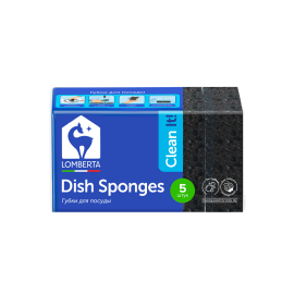 Dish Sponges INTENSIVE Черные 5 шт