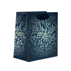 Пакет Accessories Хохлома Синяя 14*7*15 см ZX422-89 1 шт