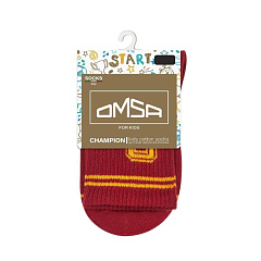 Носки с буквами на резинке Omsa Kids Calzino 21S02 Rosso р.27-30 1 пара