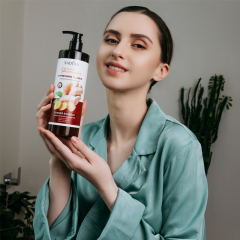 Шампунь для волос с экстрактом имбиря Sadoer Ginger Essence Refreshing Pliable Shampoo 500 мл