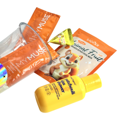 Подарочный набор в стакане Эстетическое Ателье Банановый фреш 5 пр