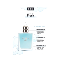 Мужская туалетная вода Dilis Fresh 100 мл