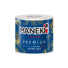 Туалетная бумага ароматизированная Maneki Ocean 3 слоя Белая 39 м 10 шт