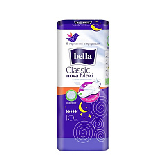 Гигиенические прокладки Bella Classic Nova Maxi 6 капель 10 шт