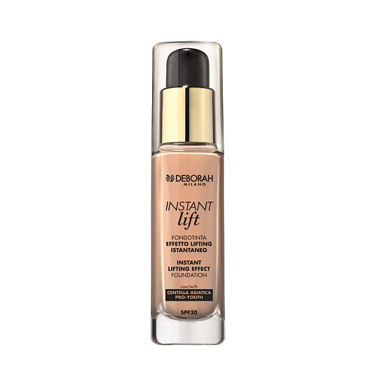 Тональная основа-лифтинг Deborah Milano Instant Lift Effect Foundation SPF30 т.02 Бежевый 30 мл