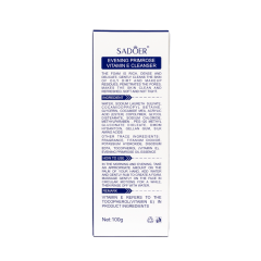 Пенка для умывания очищающая Sadoer Vitamin E Evening Primrose Cleanser 100 г