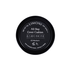 Рефил на тональный флюид кушон LIMONI All Stay Cover Cushion SPF 35 / PA++ Refill т.02 Medium 1 шт