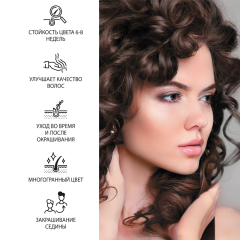 Стойкая краска для волос Fara Classic т.502 Темно-коричневый 115 мл