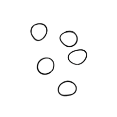 Набор резинок для волос Shineberry ZH212159, 1,5 см 300 шт