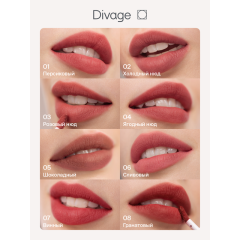 Жидкая помада для губ Divage Matte Cloud Liquid Lipstick т.06 Сливовый 2,8 мл