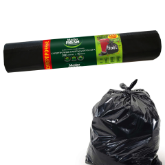 Пакеты для мусора Master Fresh XXXL Суперпрочные 200 л Черные 34 мкм 10 шт