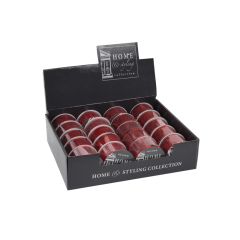 Лента декоративная в мотк Home Collection Красная 4х270см 1 шт