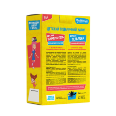 Подарочный набор: Гель-пена + Гель-шампунь Галант Косметик Простоквашино 2*350 мл