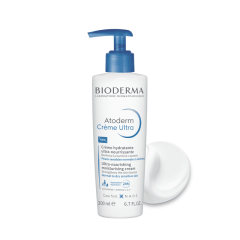 Питательный увлажняющий крем для тела и лица BIODERMA Atoderm Creme Ultra (помпа) 200 мл