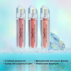 Помада матовая Physicians Formula Mineral Wear Diamond Last т.Величественный Лиловый 4,8 мл