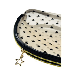 Косметичка Accessories Овал Сетка Сердечки DHZ3920-36 1 шт