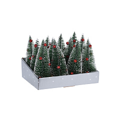 Ёлка декоративная Koopman International Red New Year Красный Новый Год 5,5см*15 см 1 шт